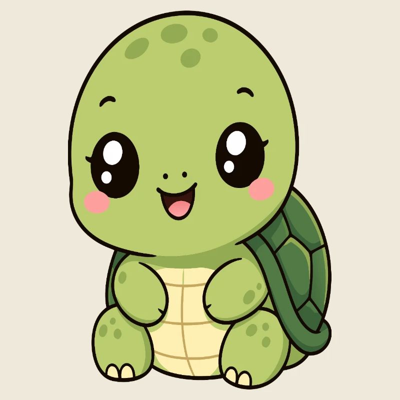 Tortue de Kawaii