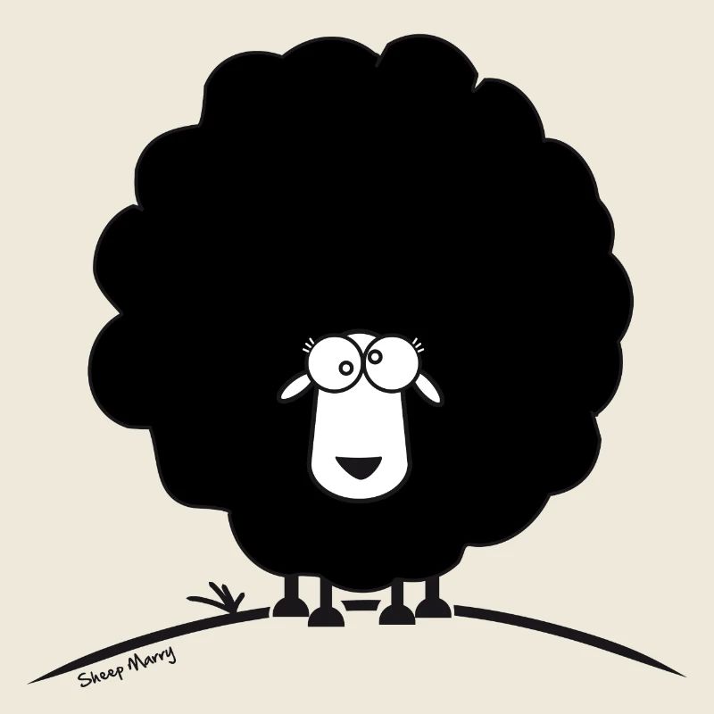 Sheep Marry black / Schaf Marry schwarz