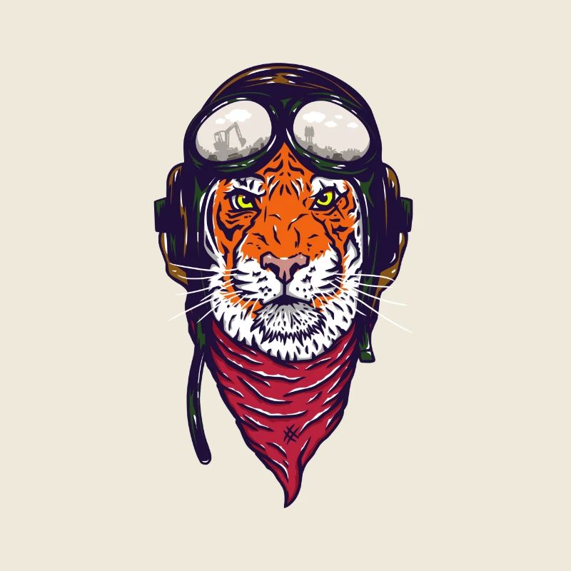 Tigre qui regarde