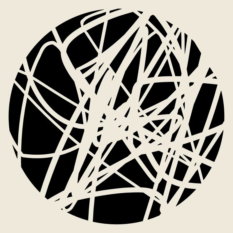 Motif griffonné strokes chaotique