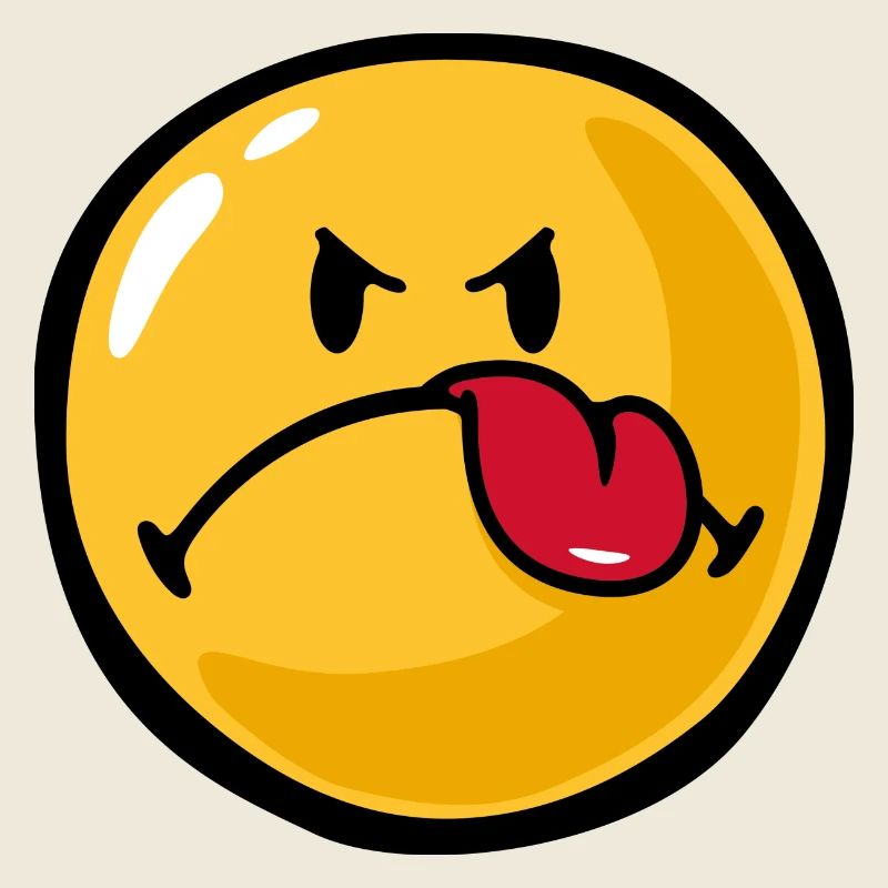 Smiley anger detest