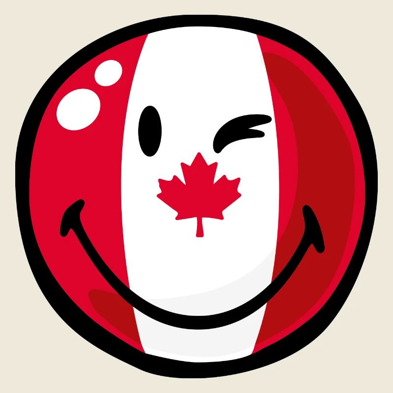 Smiley Flag Canada