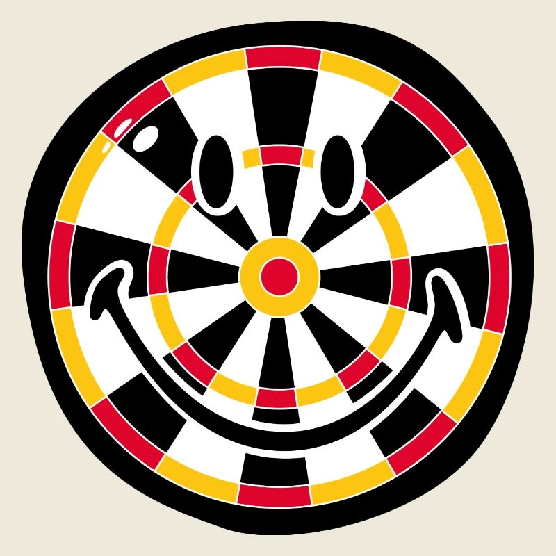Smiley Dart Board