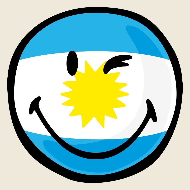 Smiley Flag Argentina