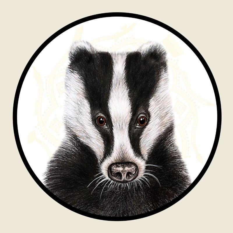 Dachs /Badger mit Logo