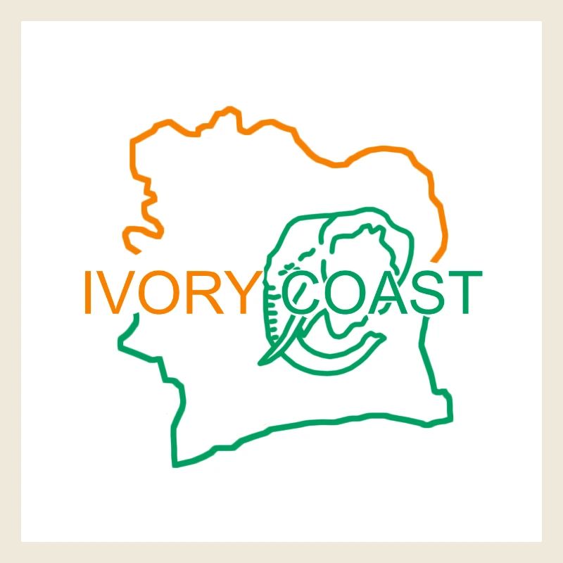 Carte de la Côte d’Ivoire