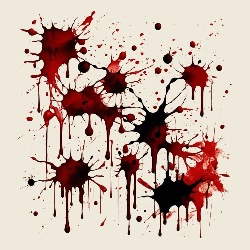 Blutspritzer Halloween Blut Blutfelcken