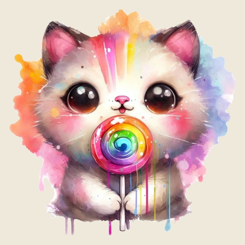 Kitty Kat avec sucette