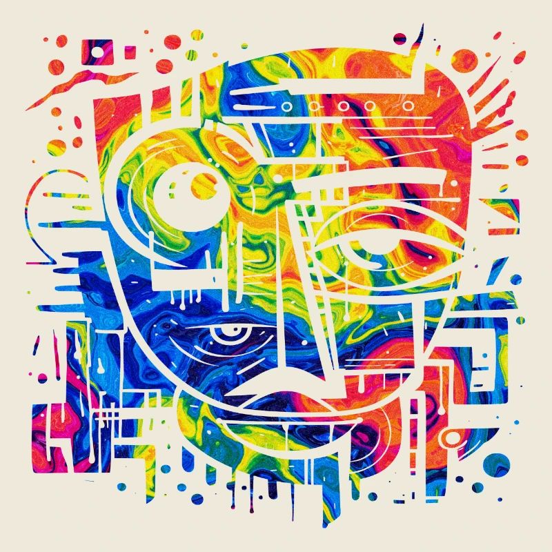 Graffiti Street Art Spray Vintage Schablone Retro