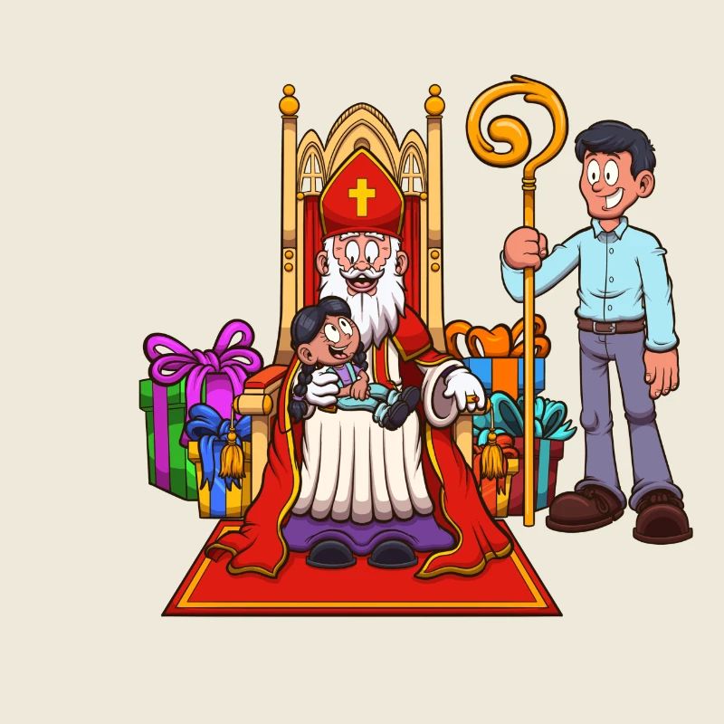 Saint Nicholas With Kid