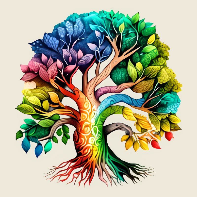 Lebensbaum Baum des Lebens Yoga Meditation