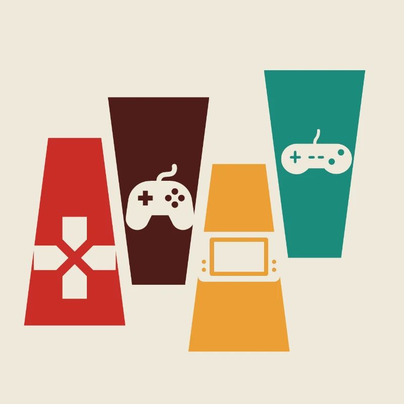 Vintage Retro Console Console Gift Idea