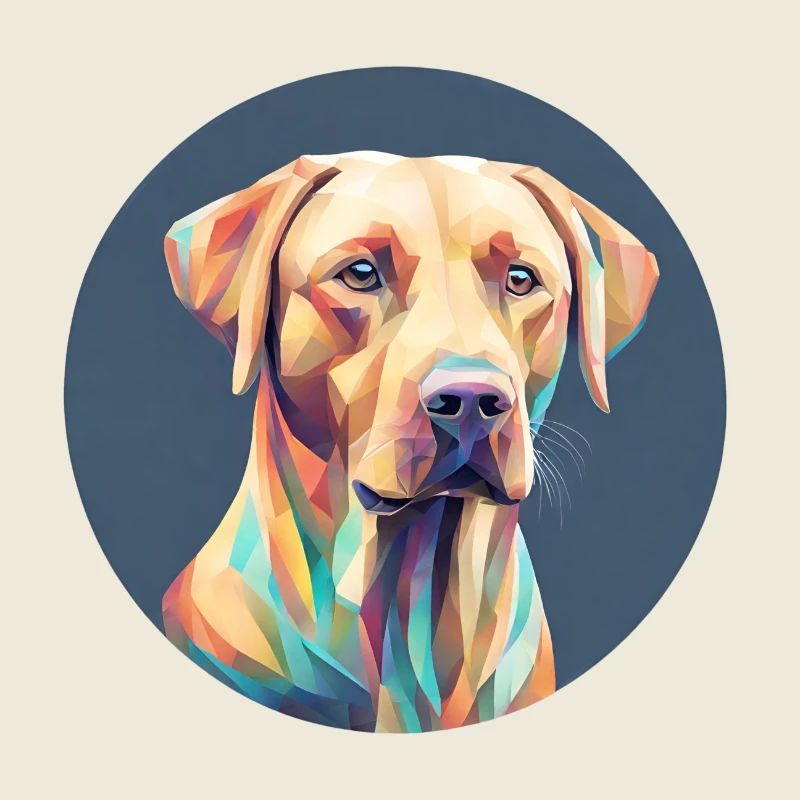 Beau chien Labrador, dans de belles couleurs