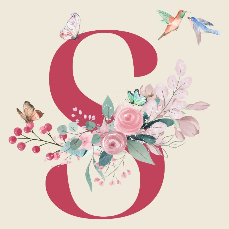 Floral S Brief - Geschenkidee