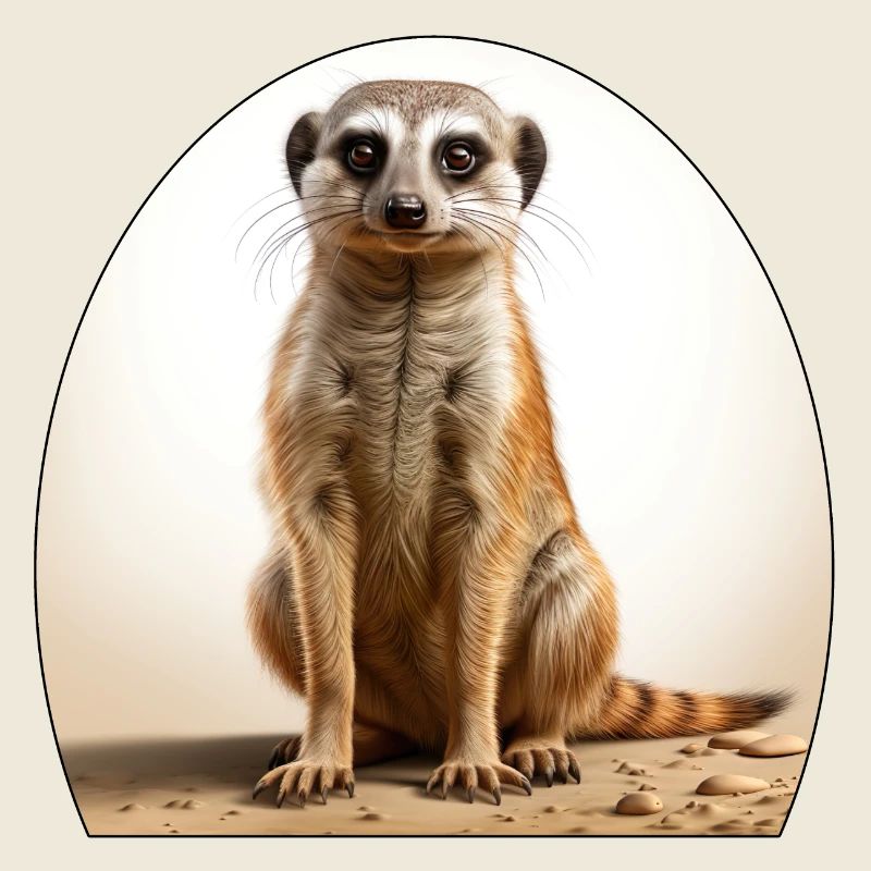 Meerkatzen sind Süße und soziale Säugetiere