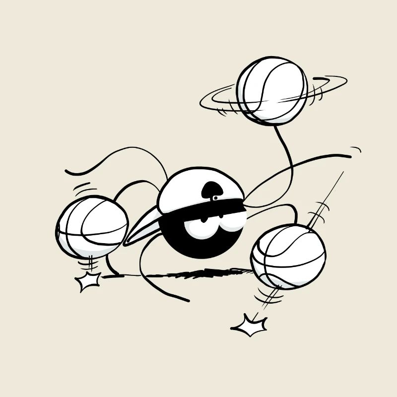 Beth l'araignée - le basket (version sans texte)