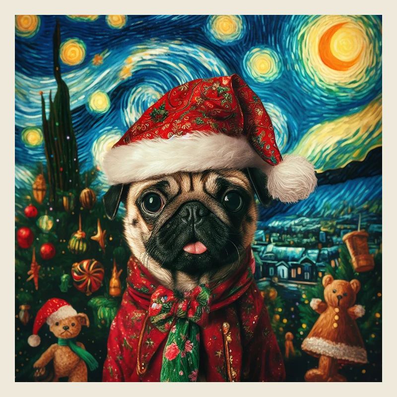 Carlin de Noël - Style Van Gogh