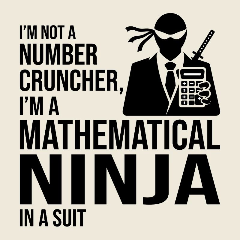 Ninja mathématique Comptable Comptable Finance