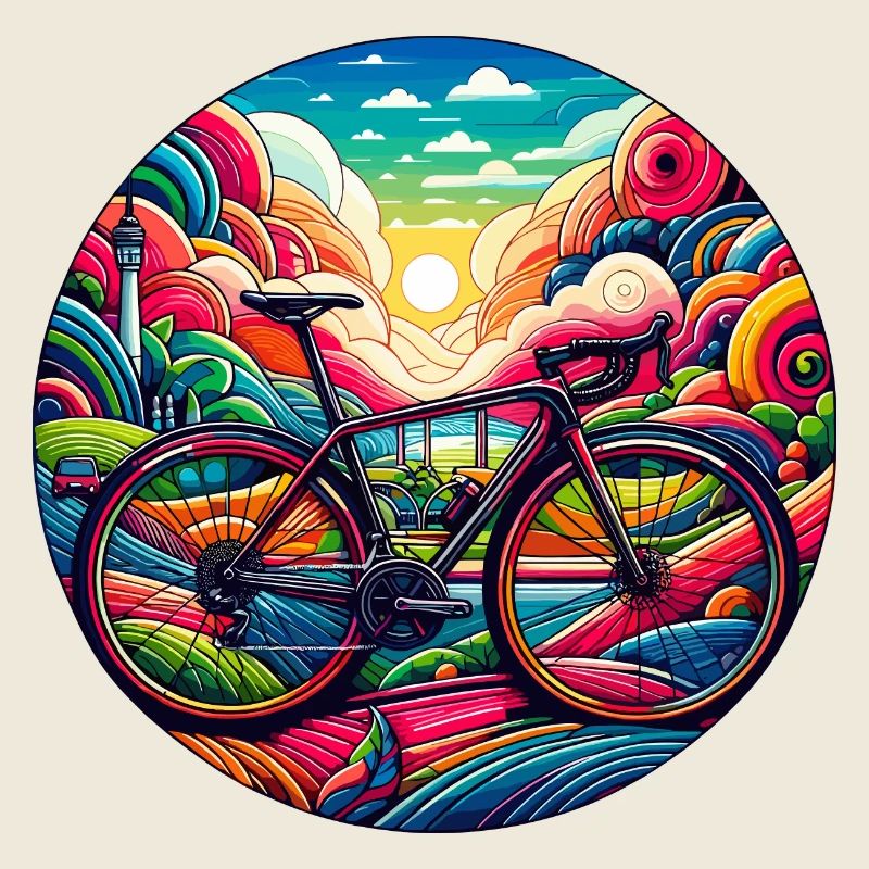 Beau vélo et couleurs