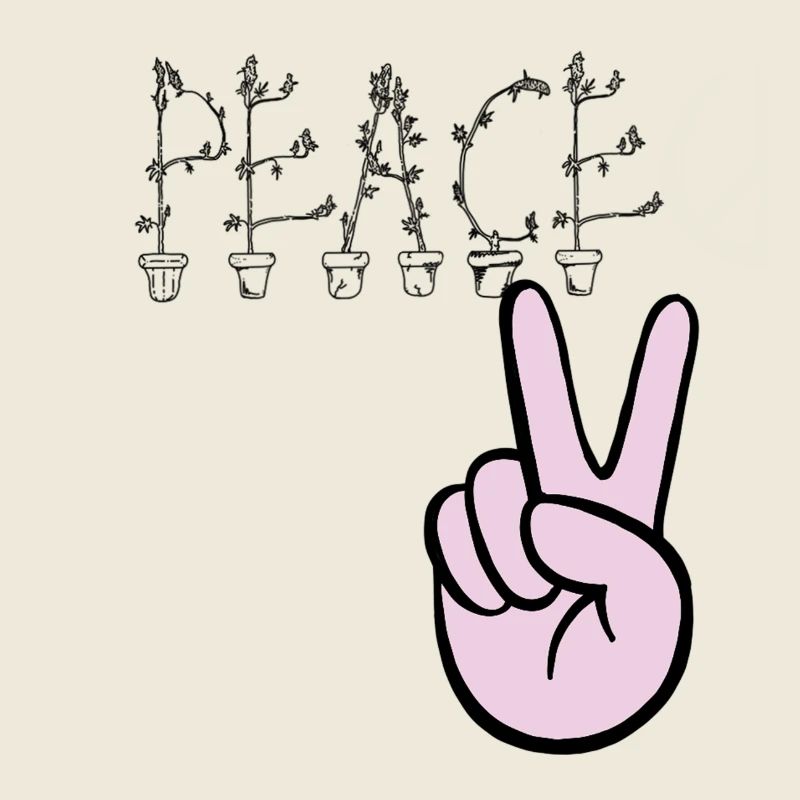 PEACE hand