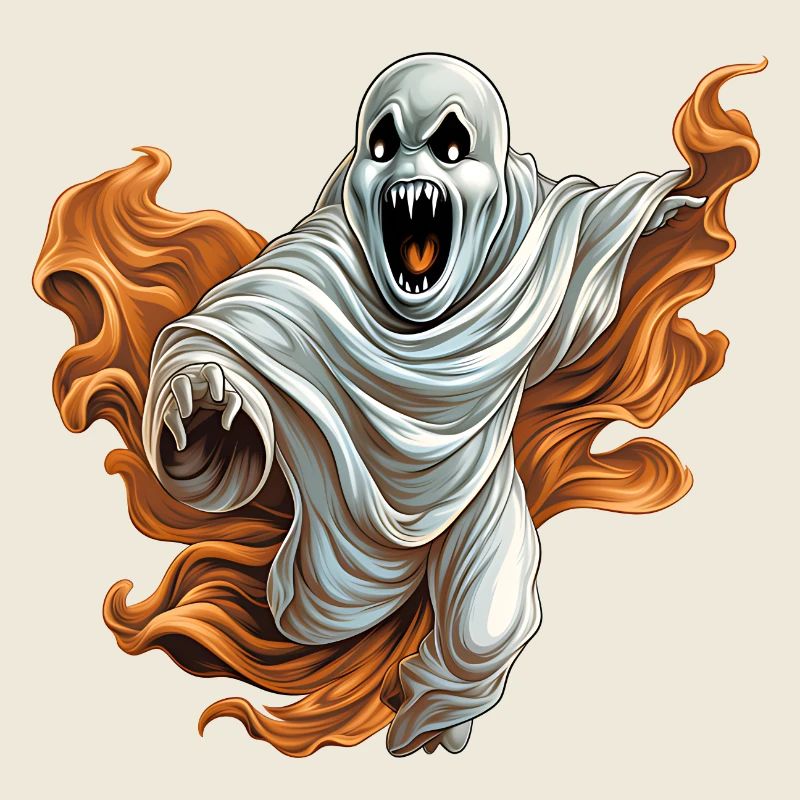 Eerily beautiful ghost