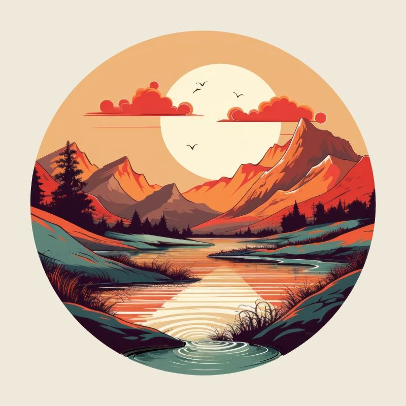 Coucher de soleil de rêve