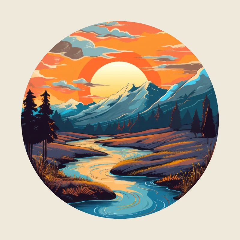 Traumlandschaft Fluss
