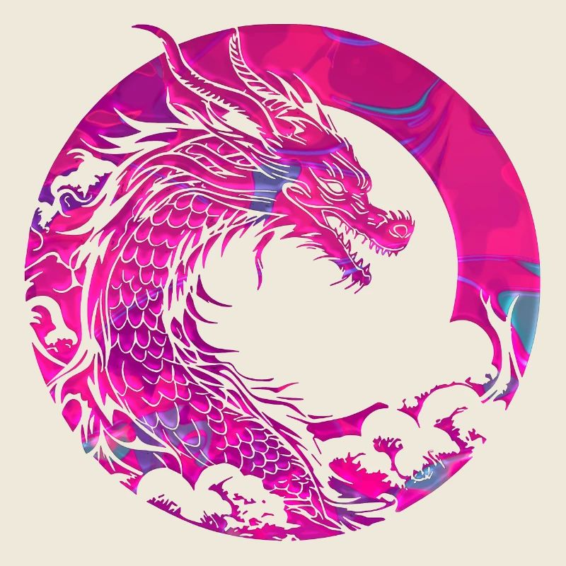Fantasy Drache Anime Drachenkopf Mythisches Reptil