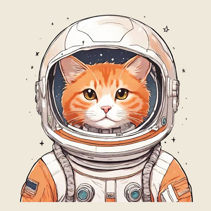 Astronauten-Katze