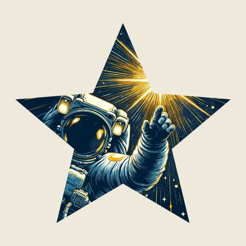 Astronaut’s Star Art: Space Exploration!