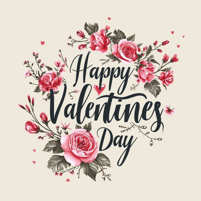 Roses & Romance - Valentinstags-Blumenherz