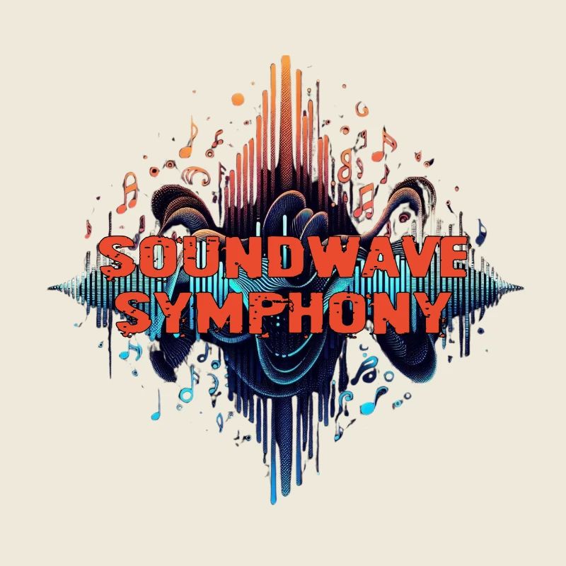 Soundwave Symphony - Music Themed Typography