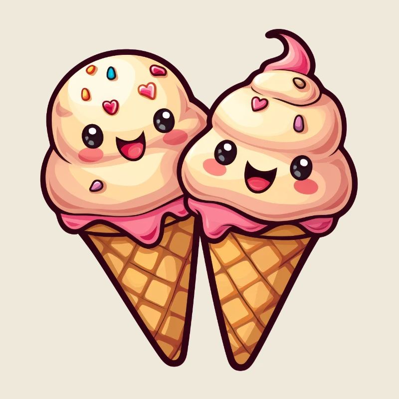 Smiling Ice Cream Creation