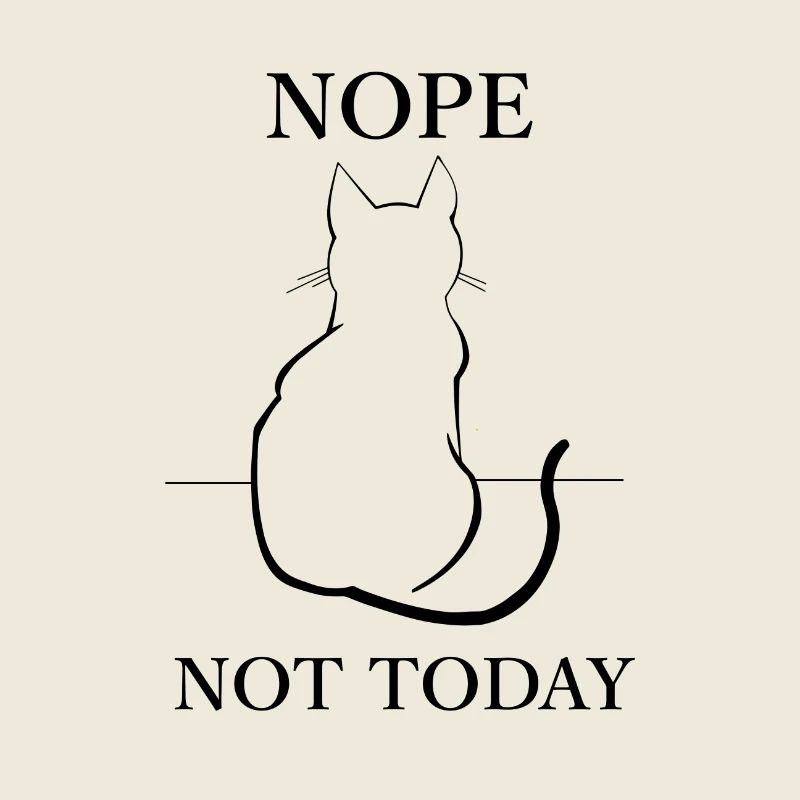 Moody Marre du chat - Non, pas aujourd’hui Kitty