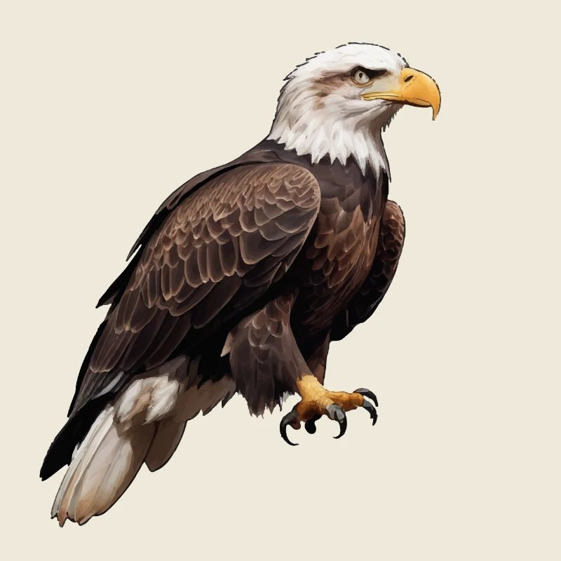 Schöner Weißkopfseeadler