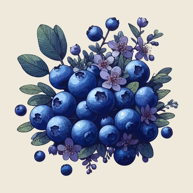 Bouquet de myrtilles
