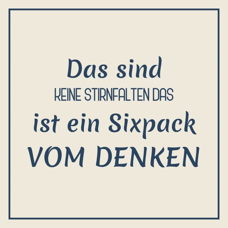 Dictons amusants - Rides du front vs. pack de six