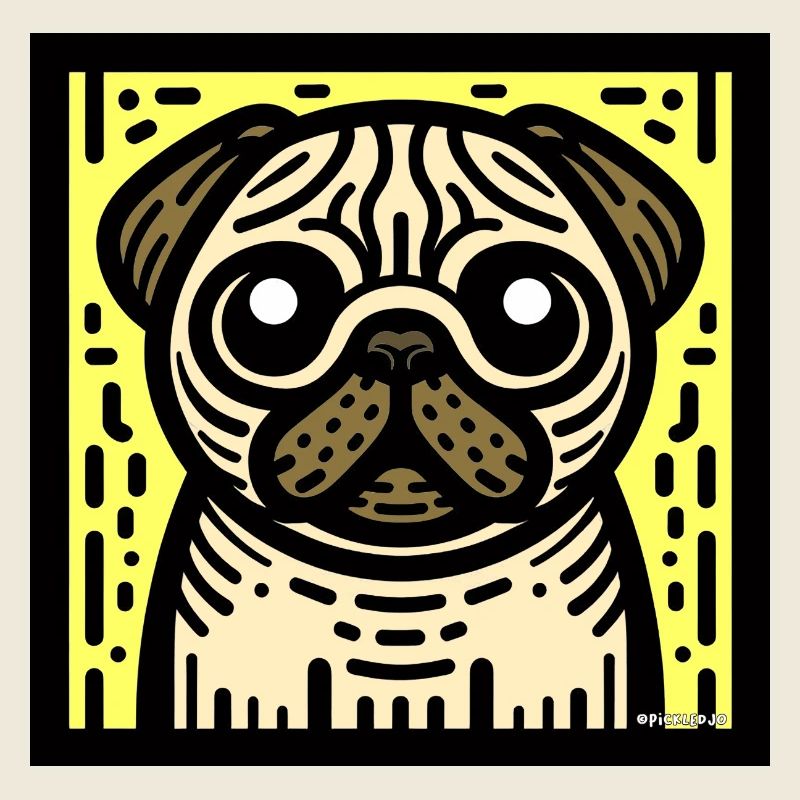 Mops Pop Art