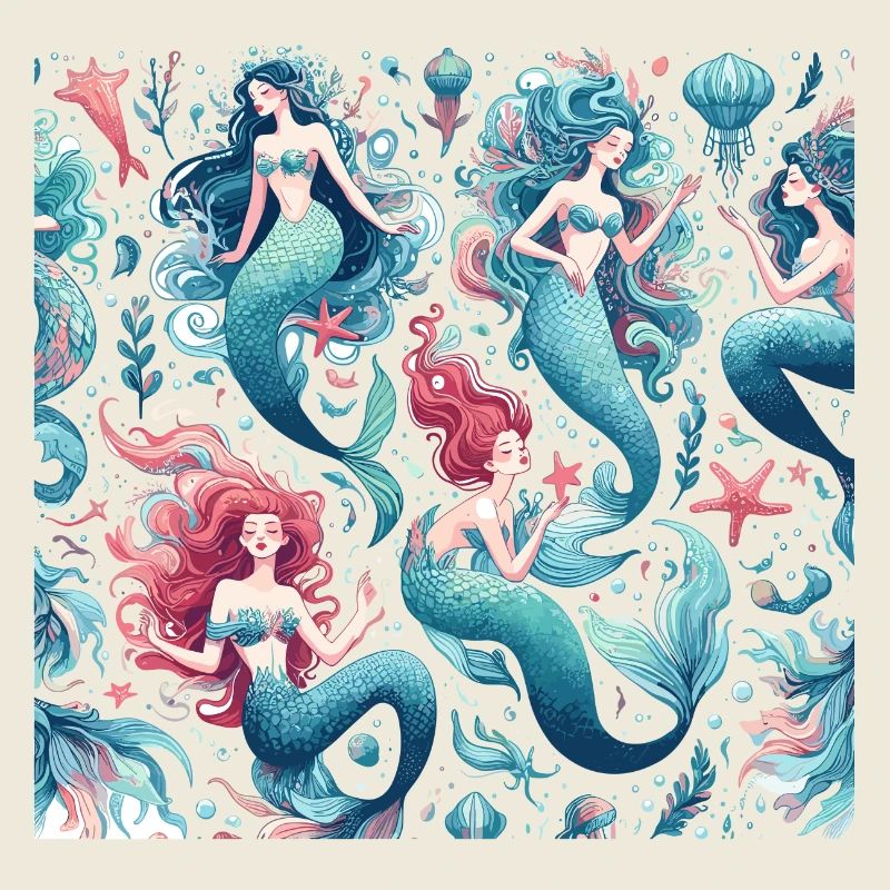 Mermaid Pattern Gift