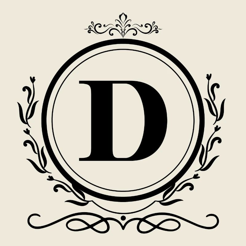 Letter D Decoration
