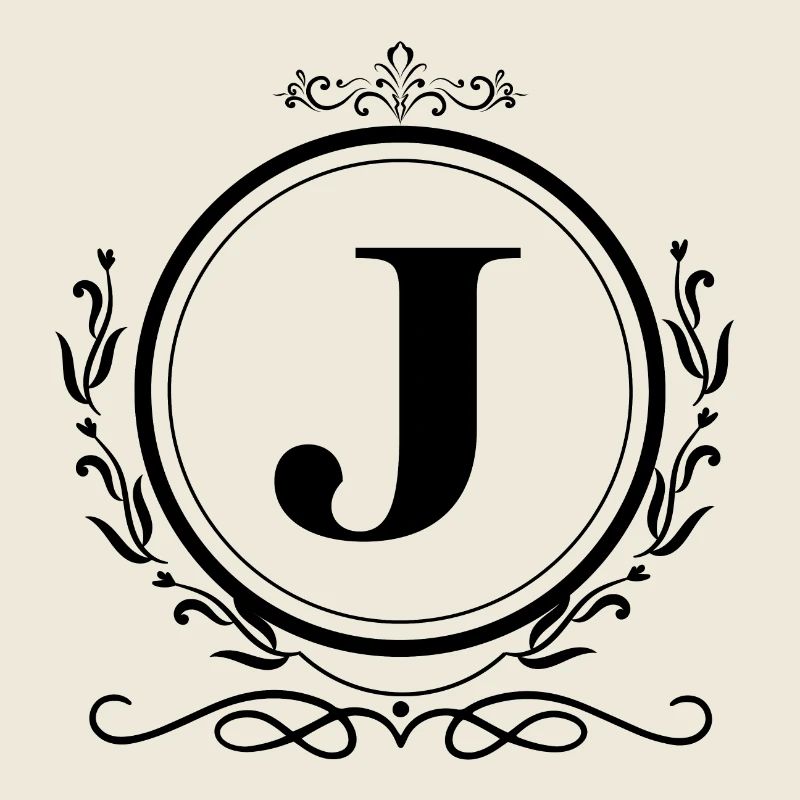 Letter J Decoration