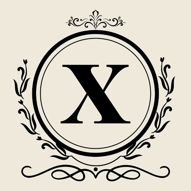 Letter x Decoration