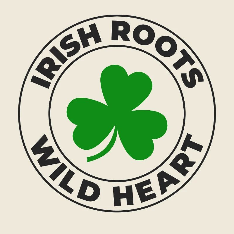 Wild Heart: Lustiges irisches Mädchen-Design