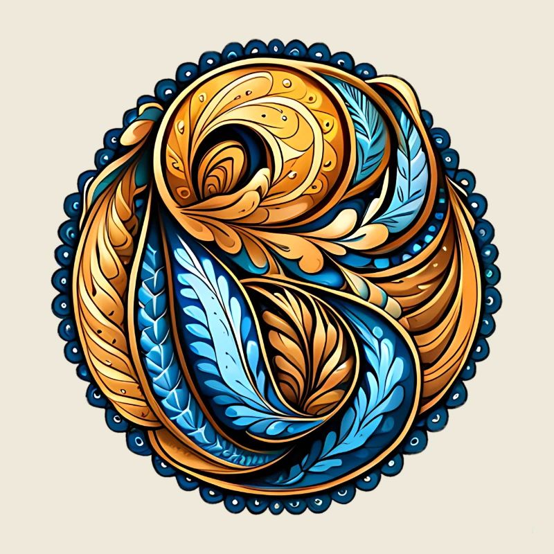 Paisley Pattern Mandala