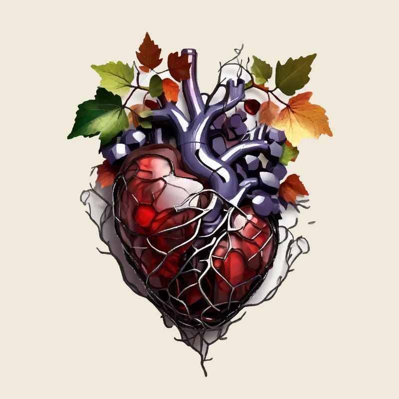 Coeur de raisins
