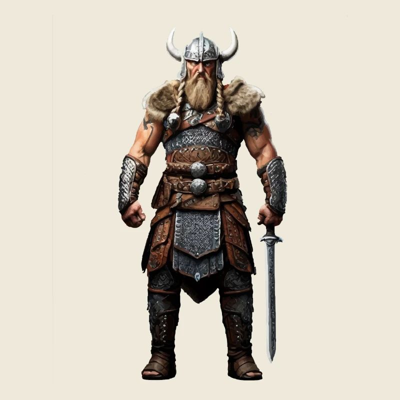 Wikinger Krieger Walhalla