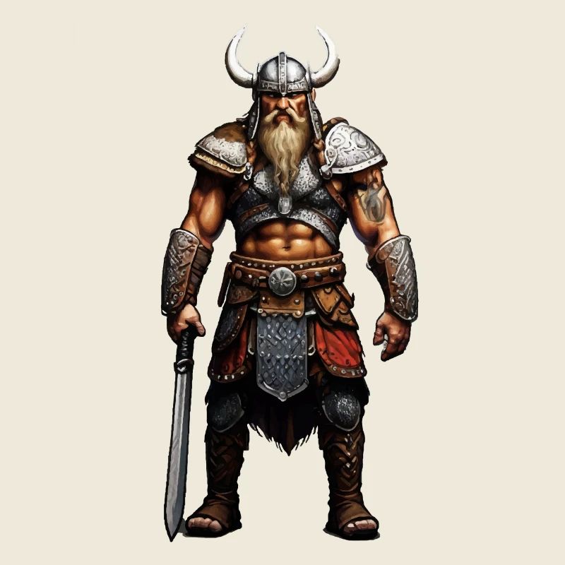 Wikinger Krieger Walhalla