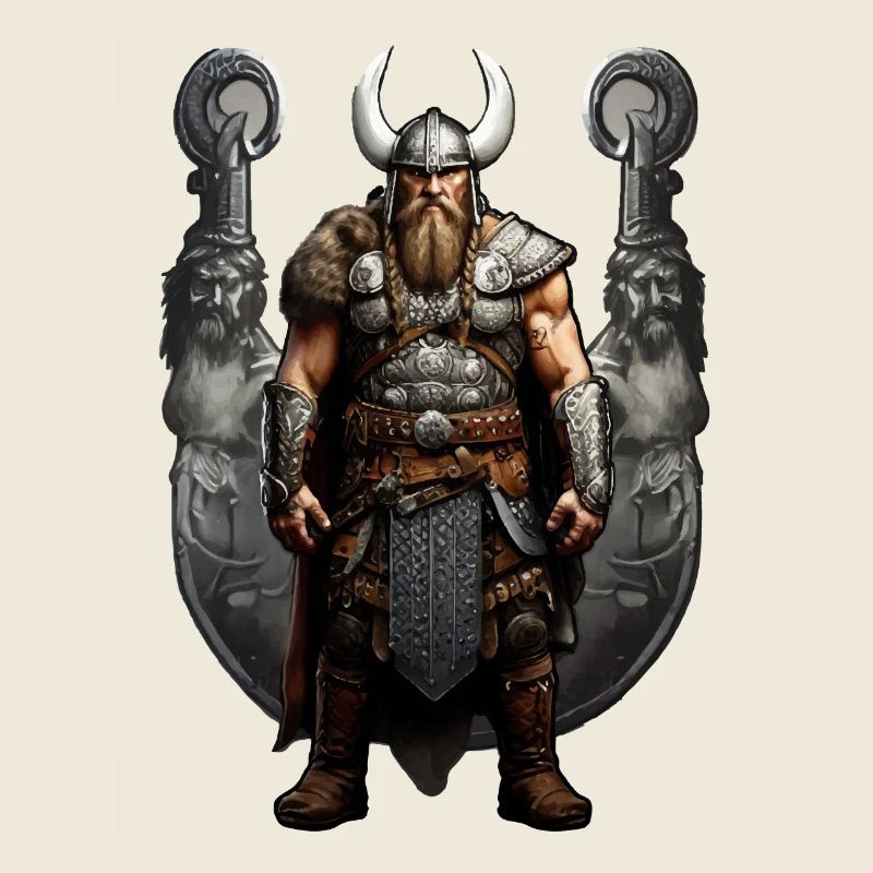 Wikinger Krieger Walhalla