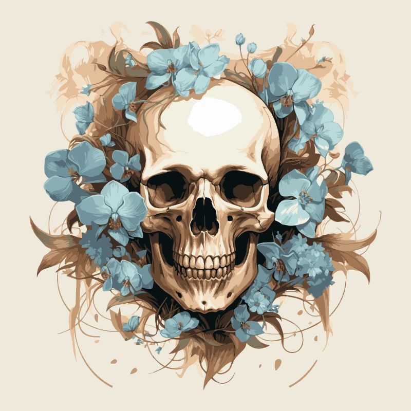 Crâne de fleur