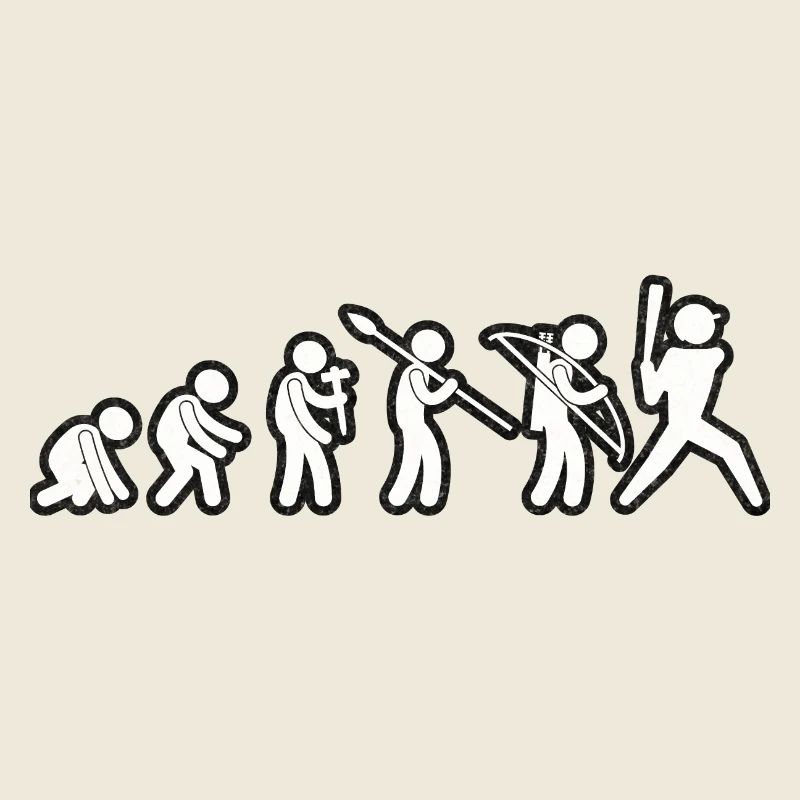 Evolution Baseballer White Grunge